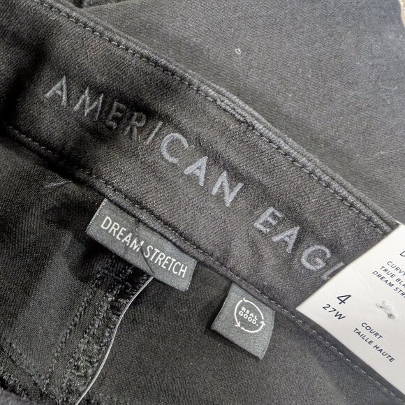 BNWT. Size 4 Short. American Eagle True Black Curvy High Rise Jegging. - Picture 2 of 8